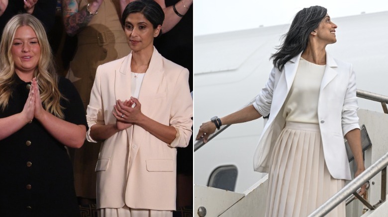 Usha Vance assiste au Congrès et quitte l'Air Force deux