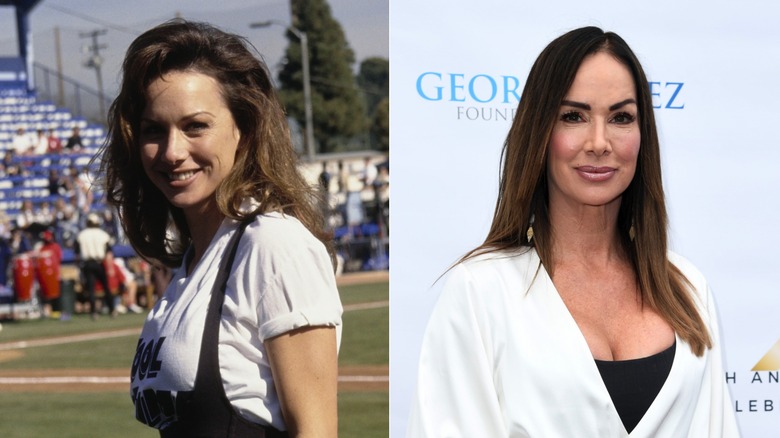 Debbe Dunning en chemise blanche