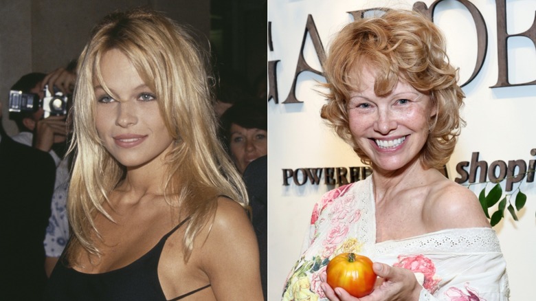 Pamela Anderson en 1991 et 2025