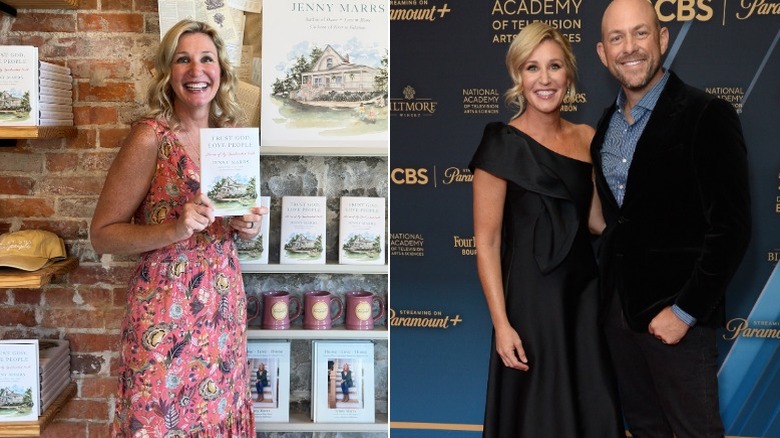 Jenny Marrs tient son livre et aux Daytime Emmys avec Dave