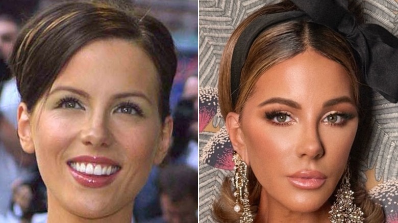 Kate Beckinsale en 2001 et en 2025