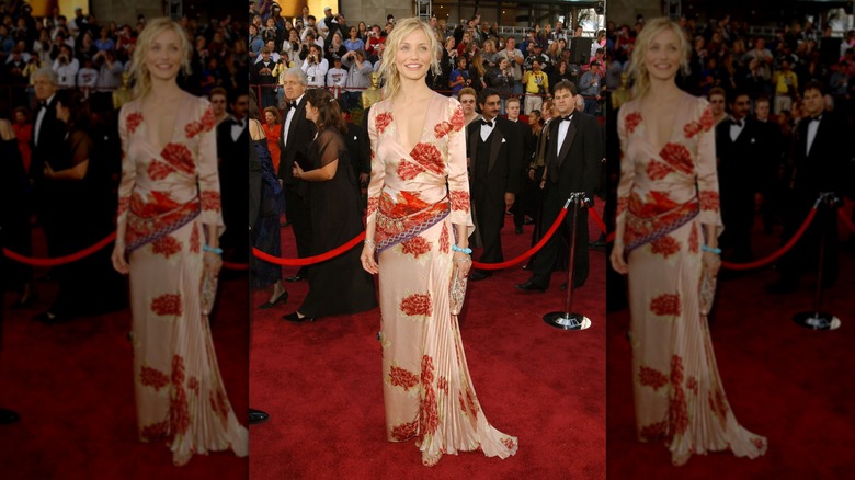 Cameron Diaz dans un look haut en couleur aux Oscars