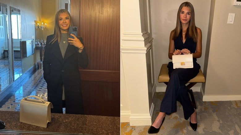 Kai Trump dans la mode business chic