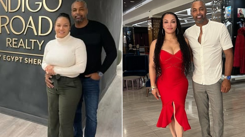 Egypt Sherrod et Mike Jackson posent pour des photos