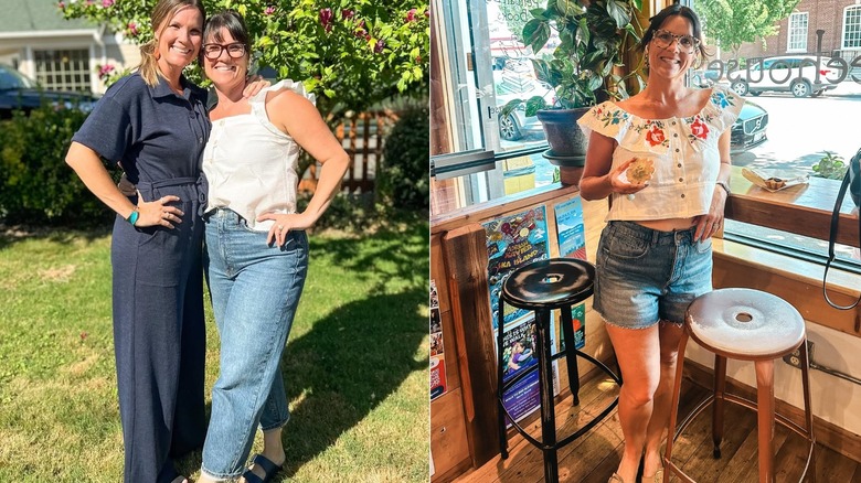 Lyndsay Lamb posant sur des photos sur les réseaux sociaux