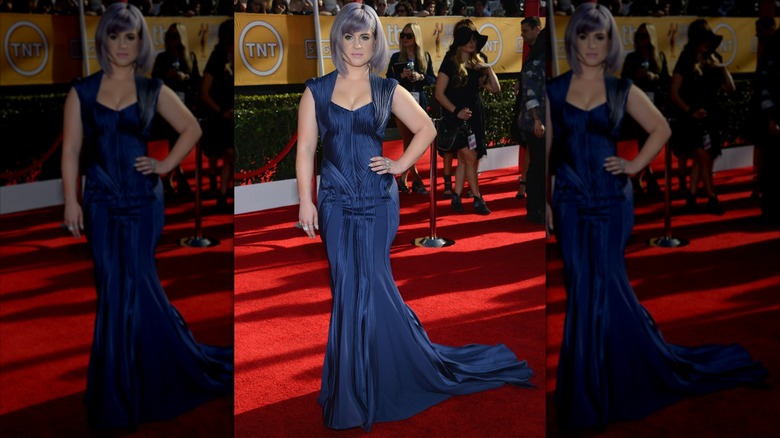 La personnalité de la télévision Kelly Osbourne assiste à la 20e cérémonie annuelle des Screen Actors Guild Awards au Shrine Auditorium le 18 janvier 2014.