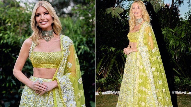 Ivanka Trump assiste aux célébrations pré-mariage d'Anant Ambani et Radhika Merchant en Inde en mars 2024 (2024)