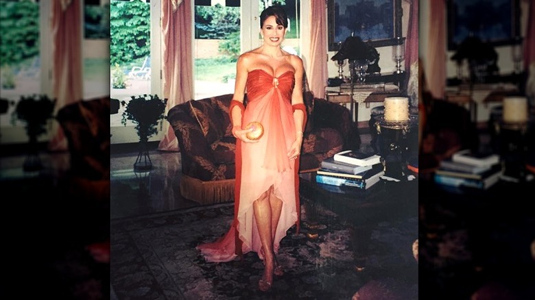 Jeanine Pirro a posé avant de se rendre à une collecte de fonds à l'hôpital