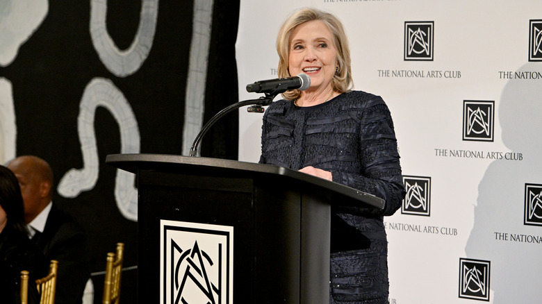 Hillary Clinton prononce un discours