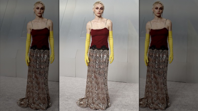 Emma Chamberlain à la soirée des Oscars de Vanity Fair 2026