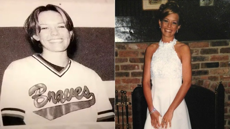 Deux photos de Dylan Dreyer de son enfance