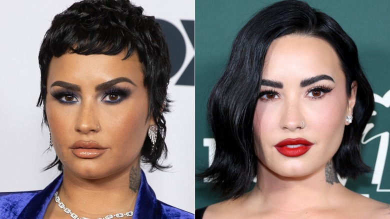 Demi Lovato en 2021 et 2023