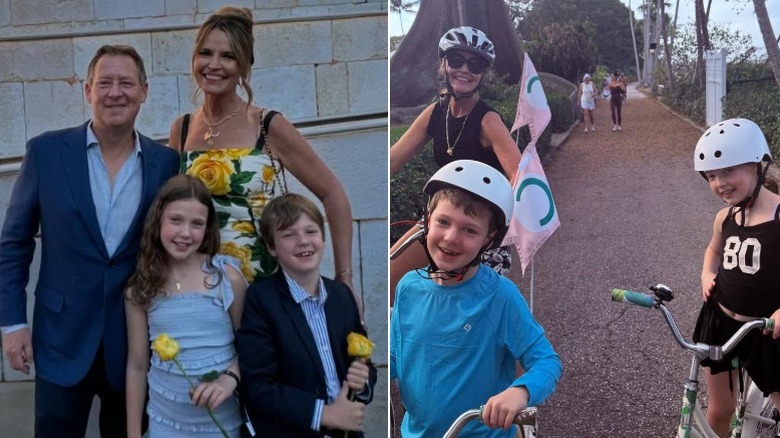 Savannah Guthrie et sa famille en vacances à Paris et Palm Beach