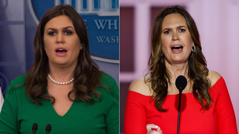 Sarah Huckabee Sanders avant et après sa transformation en matière de perte de poids