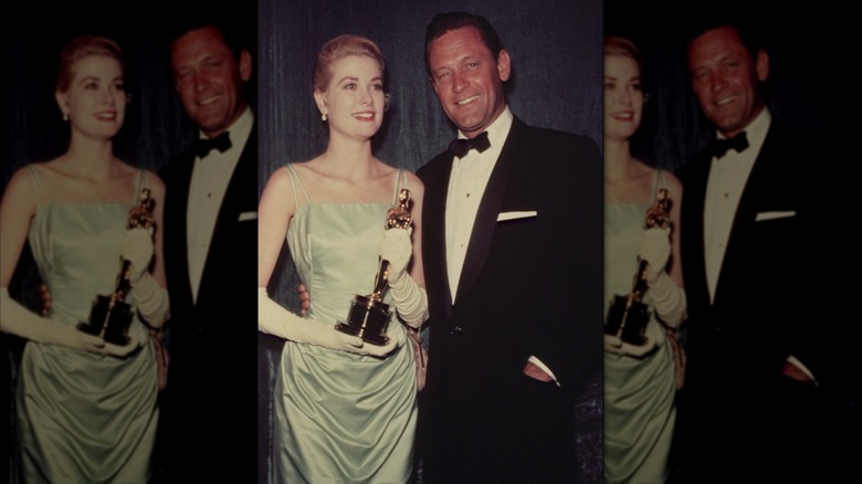 Grace Kelly et William Holden aux Oscars 1955.