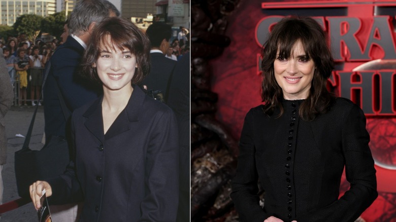 Winona Ryder à la première de Batman en 1989 et de la première de la saison 5 de Stranger Things en novembre 2025