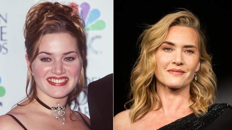 Kate Winslet aux Golden Globes de 1998 et à la première de Finding Harmony en janvier 2026