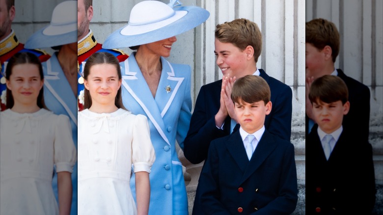 Kate Middleton en juin 2026 avec Charlotte, Louis et George