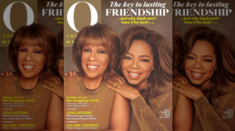 Oprah Winfrey et Gayle King en couverture de O The Magazine