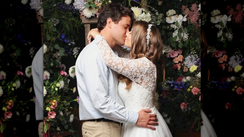 Bindi Irwin et Chandler Powell le jour de leur mariage