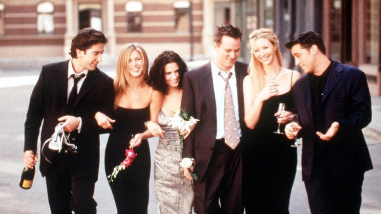 Le casting de Friends sur le plateau