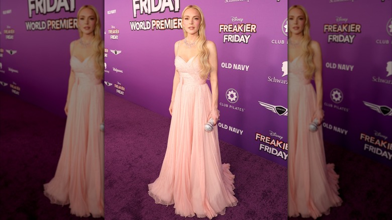 La jolie robe de princesse de Lindsay Lohan