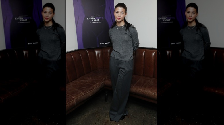 Phoebe Gates assiste à la première projection de "LE COMBAT DE TOUS" Une série In Bloom sur la liberté reproductive" au Metrograph le 21 octobre 2024 à New York