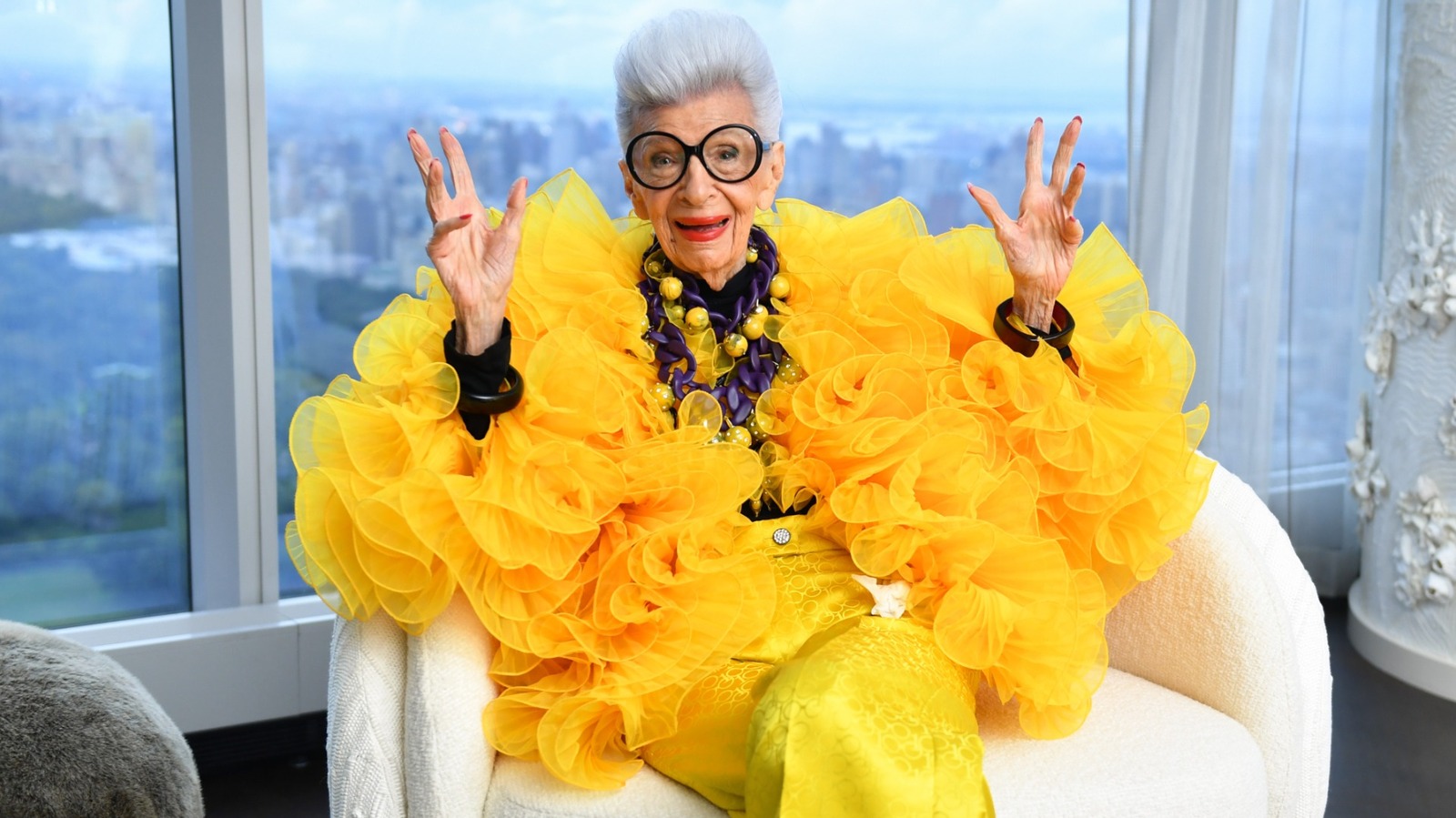 Citation du jour par Iris Apfel : « La mode que vous pouvez acheter, mais le style... »