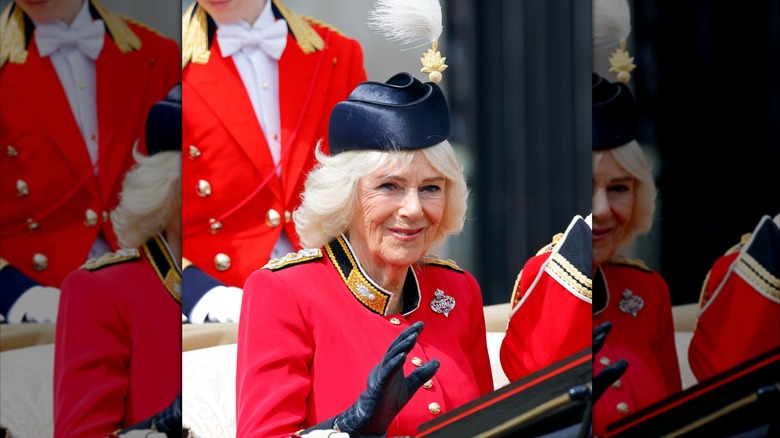 La reine Camilla à Trooping the Color 2026.