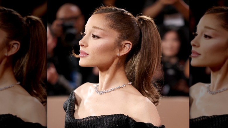 Ariana Grande assiste à la 83e cérémonie annuelle des Golden Globe Awards au Beverly Hilton le 11 janvier 2026.
