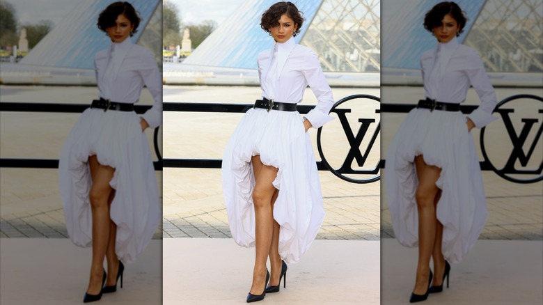 Zendaya au défilé femme automne/hiver Louis Vuitton lors de la Fashion Week de Paris en mars 2026