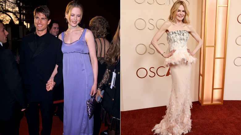 (à gauche) Nicole Kidman aux Oscars 1996 avec Tom Cruise (à droite) Nicole Kidman aux Oscars 2026