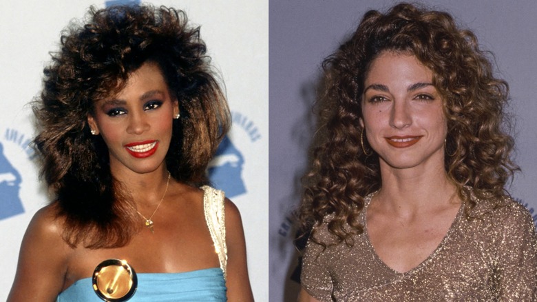Un côte à côte de Whitney Houston et Gloria Estefan dans les années 1980