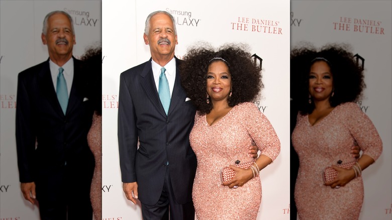 Stedman Graham et Oprah Winfrey à la première de The Butler