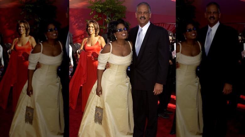 Oprah Winfrey et Stedman Graham aux Emmy Awards 2002