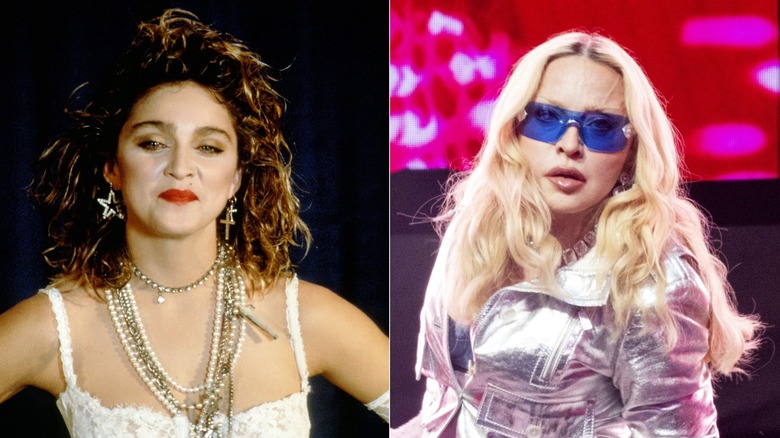 Côte à côte : Madonna en 1984 et 2026