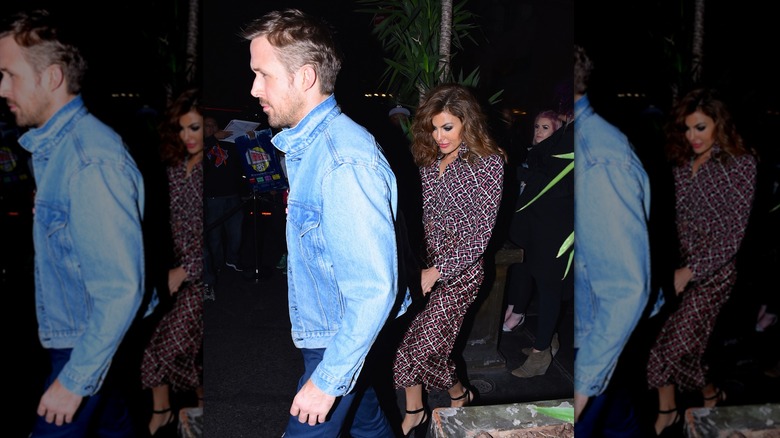 Ryan Gosling et Eva Mendes vus au restaurant Tao pour l'after de SNL le 30 septembre 2017