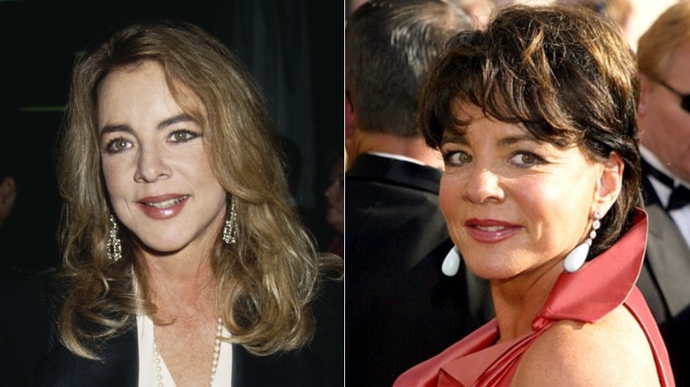Stockard Channing aux GLAAD Awards en 1994 à gauche et aux Emmys en 2003 à droite.
