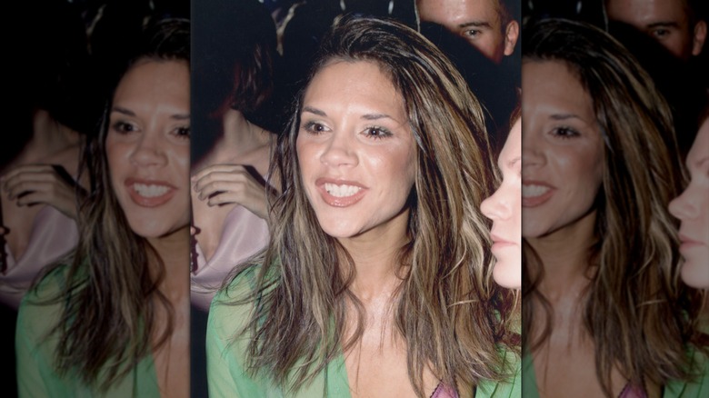 Victoria Beckham aux cheveux méchés en 1998
