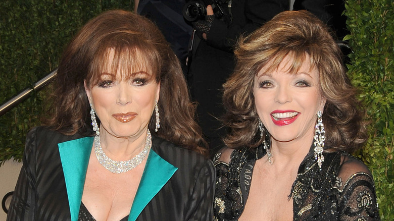 Jackie et Joan Collins sur le tapis rouge en 2009