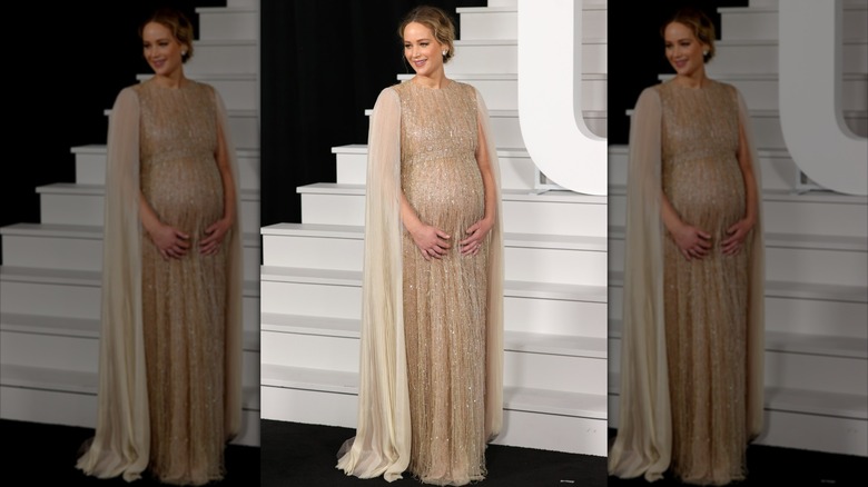 Jennifer Lawrence à la première de "Ne cherchez pas" en 2021