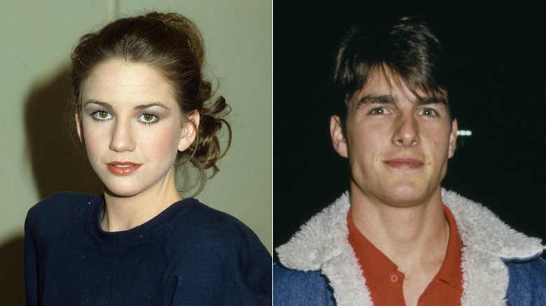 Melissa Gilbert et Tom Cruise dans les années 1980