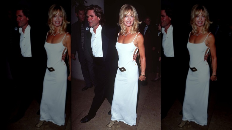 Goldie Hawn et Kurt Russell sur le tapis rouge en 1996