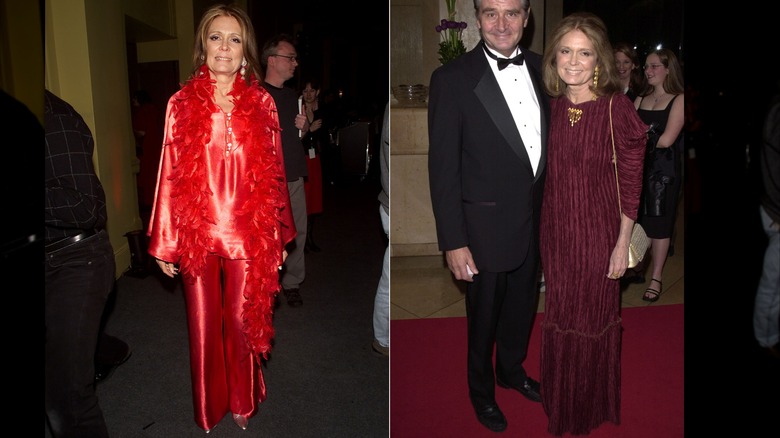 Gloria Steinem assiste au gala d'après-fête pour le bénéfice « The Vagina Monologues » à New York en février 2001 / Gloria Steinem à la 15e édition annuelle des Genesis Awards à Beverly Hills en mars 2001