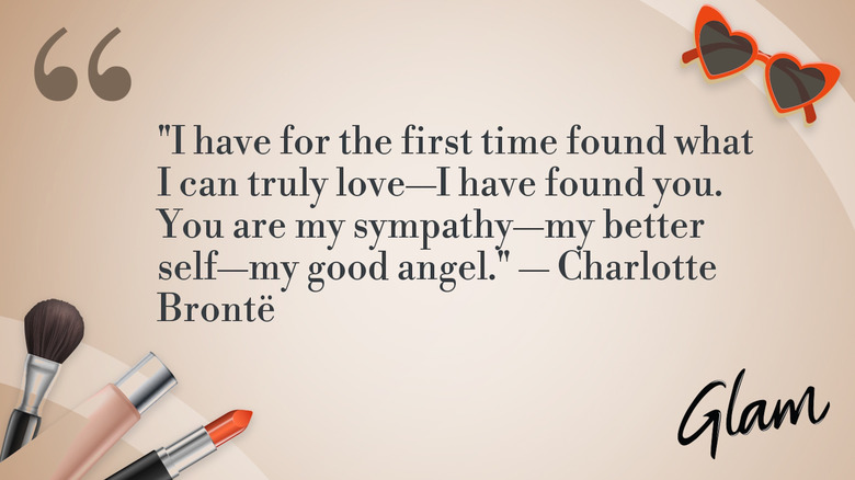 Graphique d'une citation de Charlotte Brontë