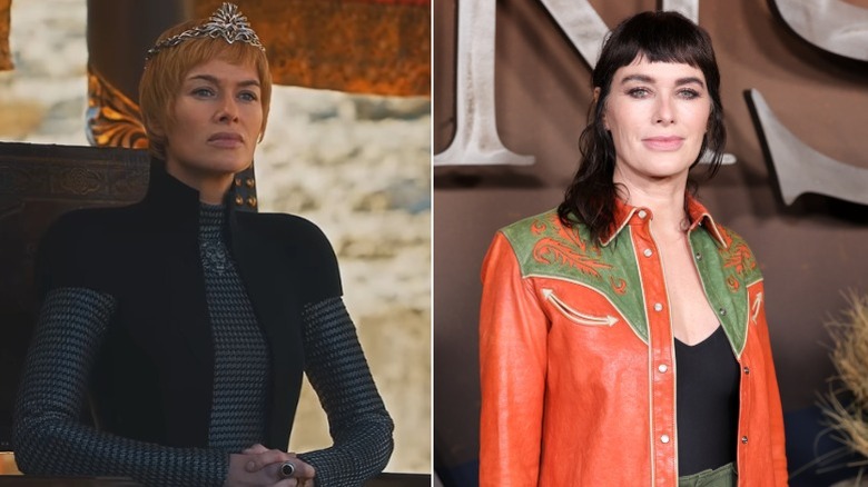 À gauche : Lena Headey dans le rôle de Cersei Lannister dans 