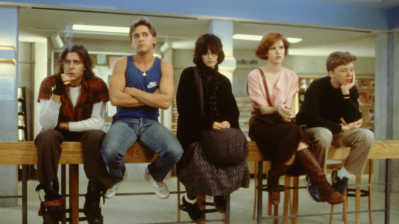 Le casting du Breakfast Club assis