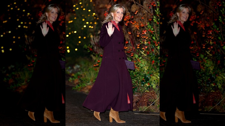 Sophie, duchesse d'Édimbourg, assiste au service de chant de Noël « Ensemble à Noël » à l'abbaye de Westminster le 5 décembre 2025.