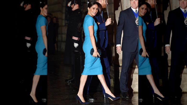 Meghan Markle et le prince Harry lors de la cérémonie annuelle des Endeavour Fund Awards à Mansion House à Londres en mars 2020
