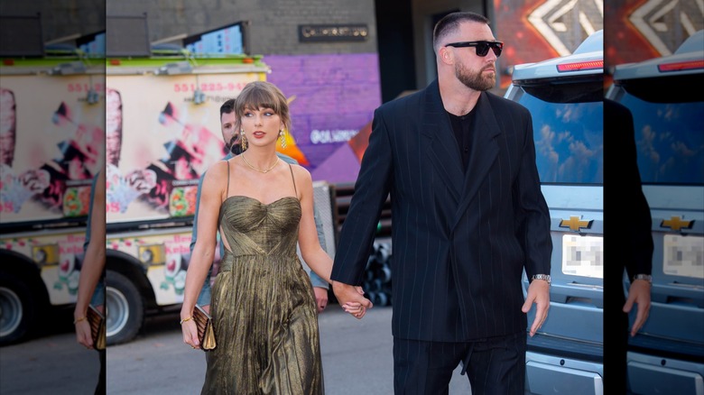 Taylor Swift et Travis Kelce sont vus le 16 mai 2026 à New York.